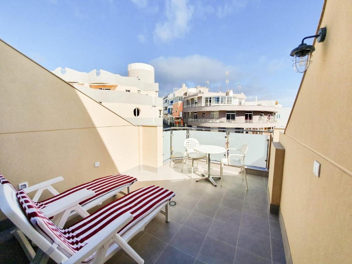 4Arguineguin Terrasse And 1 Min To Beach Bagian luar foto